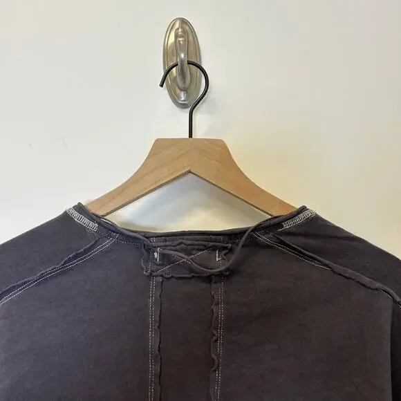 Free People Melodi Henley in Blue Quarry Women’s Size XS - Picture 11 of 13